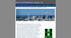 Desktop Screenshot of heyworthplumbing.com