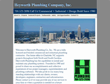 Tablet Screenshot of heyworthplumbing.com